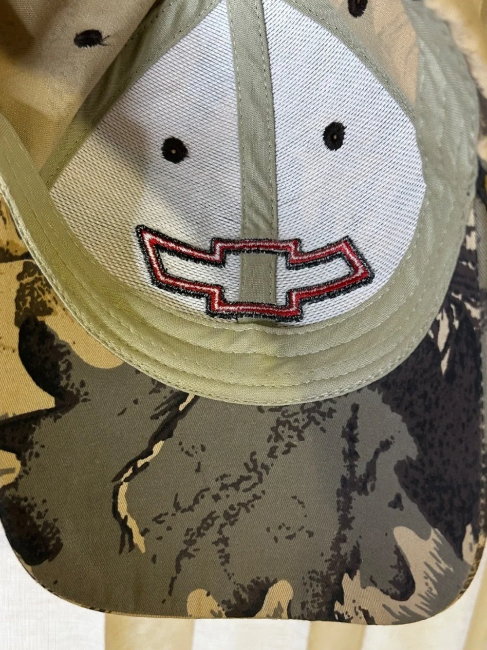General Motors Chevrolet Camouflage Baseball Cap